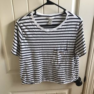 Striped Crop Top